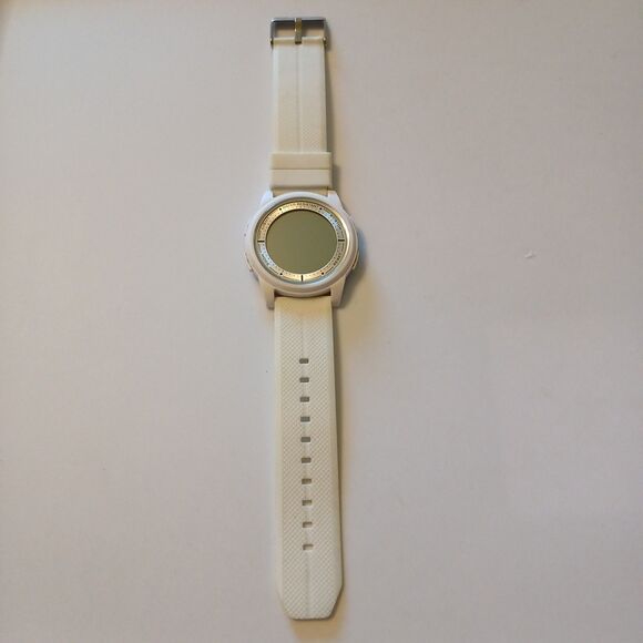 AW02 Men's White Ultra Slim Thin Digital Display Alarm Chrono Watch WR - Picture 1 of 16